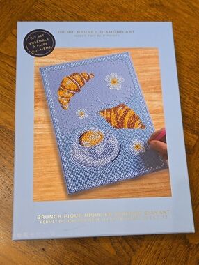 Indigo Light Blue Craft Kit Box with Yellow Logo